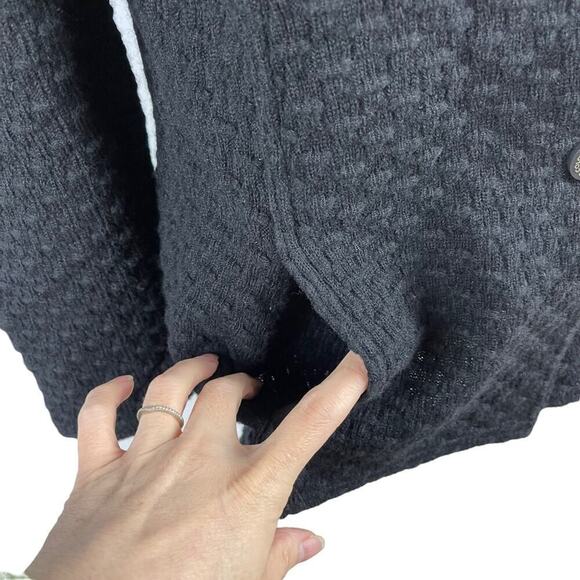 Nino Colombo Women's Size 40 Knit Wool Back Blazer Jacket Made in Italy - Picture 9 of 15